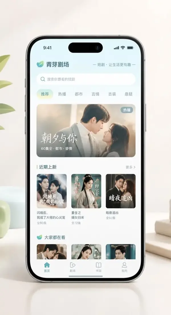 黄果漫剧 APP 界面预览